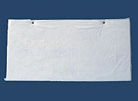 White Poly Wrapped Baffle
