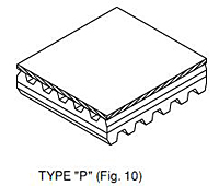 1/4 Inch (in) Thickness Corr Neoprene/Plate Isolation Pad