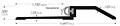 3.7 Inch (in) Width and 0.5 Inch (in) Height Alum Rabbeted Threshold Neoprene Door Seal