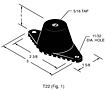 Single Deflection Neoprene Isolation Mount